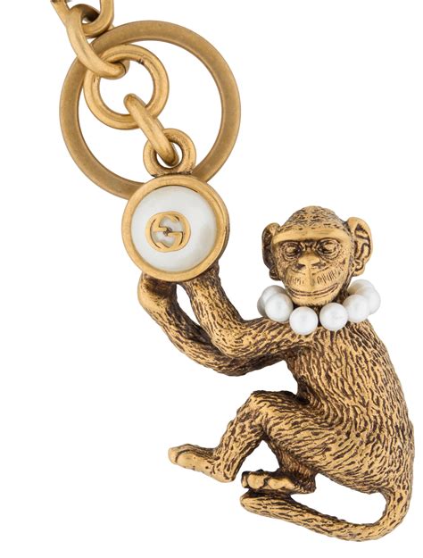 gucci monkey key ring|Gucci keychain for women.